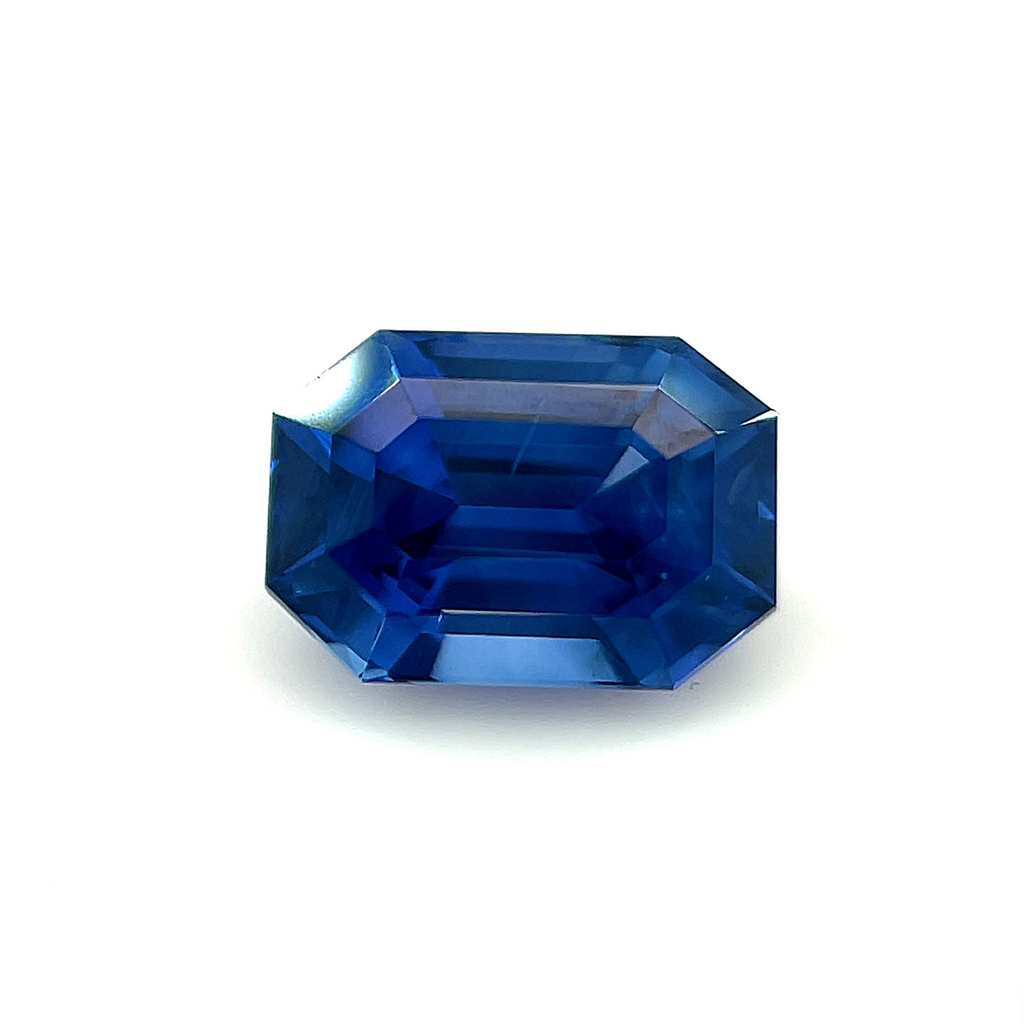 2.28 ct. Heated Emerald Cut Blue Sapphire