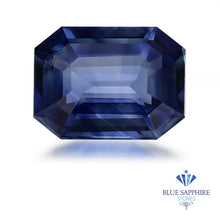 Load image into Gallery viewer, 0.64 ct. Emerald Cut Blue Sapphire