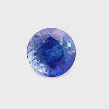 Load and play video in Gallery viewer, 1.41 ct. Round Blue Sapphire
