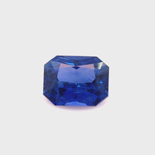 Load and play video in Gallery viewer, 1.00 ct. Radiant Blue Sapphire