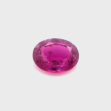 Load and play video in Gallery viewer, 0.97 ct. Oval Pink Sapphire