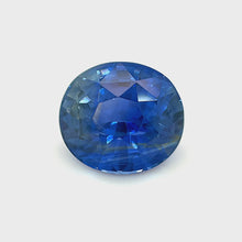 Load and play video in Gallery viewer, 2.97ct. Oval Blue Sapphire
