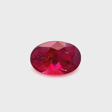 Load and play video in Gallery viewer, 0.79 ct. Oval Ruby
