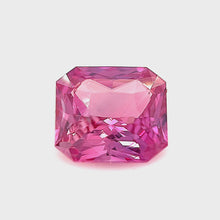 Load and play video in Gallery viewer, 1.27 ct. Radiant Cut Pink Sapphire
