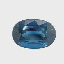Load and play video in Gallery viewer, 4.26 ct. GIA Certified Oval Deep Blue Sapphire