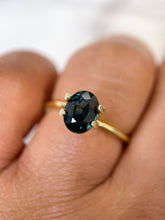 Load image into Gallery viewer, 2.18 ct. Oval Bluish Green Sapphire