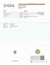 Load image into Gallery viewer, 1.17 ct. GIA Certified Oval Padparadscha Sapphire