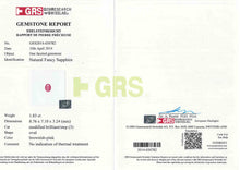 Load image into Gallery viewer, 1.83 ct. GRS Certified Unheated Oval Pink Sapphire