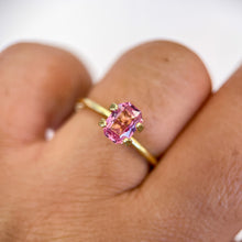 Load image into Gallery viewer, 1.02 ct. Radiant Cut Pink Sapphire
