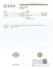 Load image into Gallery viewer, 3.64ct Radiant Yellow Sapphire Ring with Diamond Halo in 18K White Gold