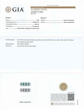 Load image into Gallery viewer, 1.41ctw Oval Alexandrite Ring with Diamond Accents in 18K White Gold