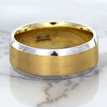 Load image into Gallery viewer, 18K White & Rose Gold Band