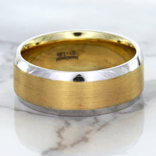Load image into Gallery viewer, 18K White & Rose Gold Band