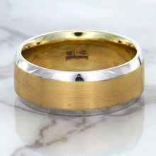 Load image into Gallery viewer, 18K White & Rose Gold Band