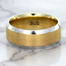 Load image into Gallery viewer, 18K White & Rose Gold Band