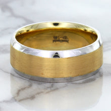 Load image into Gallery viewer, 18K White & Rose Gold Band