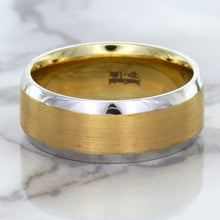 Load image into Gallery viewer, 18K White & Rose Gold Band