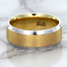 Load image into Gallery viewer, 18K White & Rose Gold Band