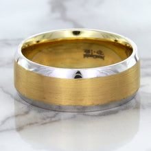 Load image into Gallery viewer, 18K White & Rose Gold Band