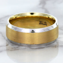 Load image into Gallery viewer, 18K White & Rose Gold Band