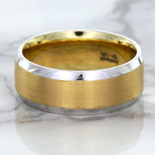 Load image into Gallery viewer, 18K White & Rose Gold Band