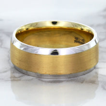 Load image into Gallery viewer, 18K White & Rose Gold Band