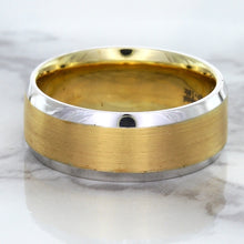Load image into Gallery viewer, 18K White & Rose Gold Band