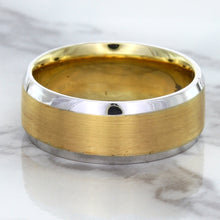 Load image into Gallery viewer, 18K White & Rose Gold Band
