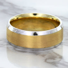 Load image into Gallery viewer, 18K White & Rose Gold Band
