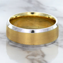 Load image into Gallery viewer, 18K White & Rose Gold Band