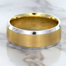 Load image into Gallery viewer, 18K White & Rose Gold Band