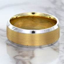 Load image into Gallery viewer, 18K White & Rose Gold Band
