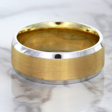 Load image into Gallery viewer, 18K White & Rose Gold Band