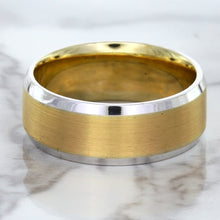 Load image into Gallery viewer, 18K White & Rose Gold Band