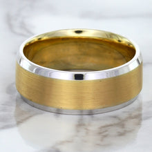 Load image into Gallery viewer, 18K White & Rose Gold Band