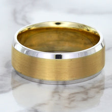 Load image into Gallery viewer, 18K White & Rose Gold Band
