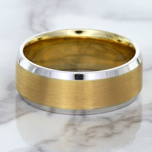 Load image into Gallery viewer, 18K White & Rose Gold Band