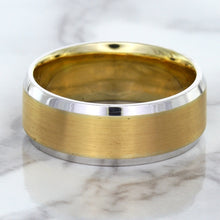 Load image into Gallery viewer, 18K White & Rose Gold Band