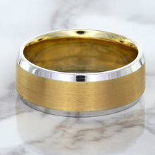 Load image into Gallery viewer, 18K White & Rose Gold Band