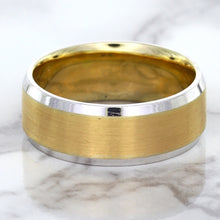 Load image into Gallery viewer, 18K White & Rose Gold Band