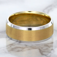 Load image into Gallery viewer, 18K White & Rose Gold Band