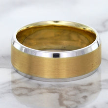 Load image into Gallery viewer, 18K White & Rose Gold Band