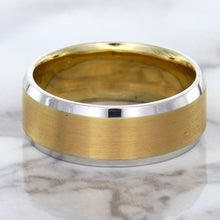 Load image into Gallery viewer, 18K White & Rose Gold Band