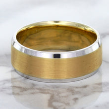 Load image into Gallery viewer, 18K White & Rose Gold Band