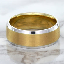 Load image into Gallery viewer, 18K White & Rose Gold Band