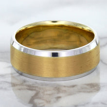 Load image into Gallery viewer, 18K White & Rose Gold Band