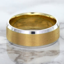 Load image into Gallery viewer, 18K White & Rose Gold Band