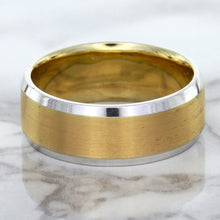 Load image into Gallery viewer, 18K White & Rose Gold Band