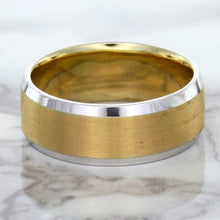 Load image into Gallery viewer, 18K White & Rose Gold Band