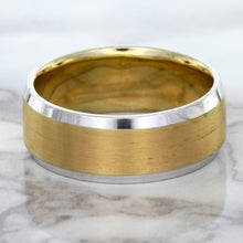 Load image into Gallery viewer, 18K White & Rose Gold Band